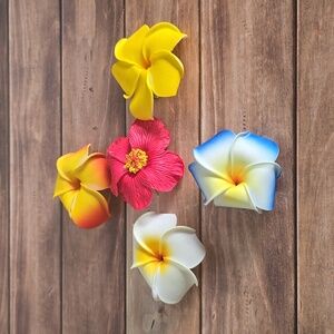 💜-HAWAIIAN HAIR CLIP BUNDLE